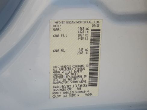 Used 2019 Nissan Altima 2.5 SR w/ SR Premium Package image 28