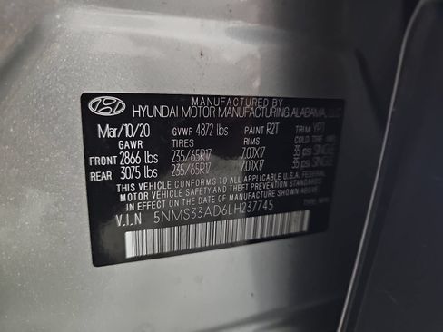 Used 2020 Hyundai Santa Fe SEL FWD image 31