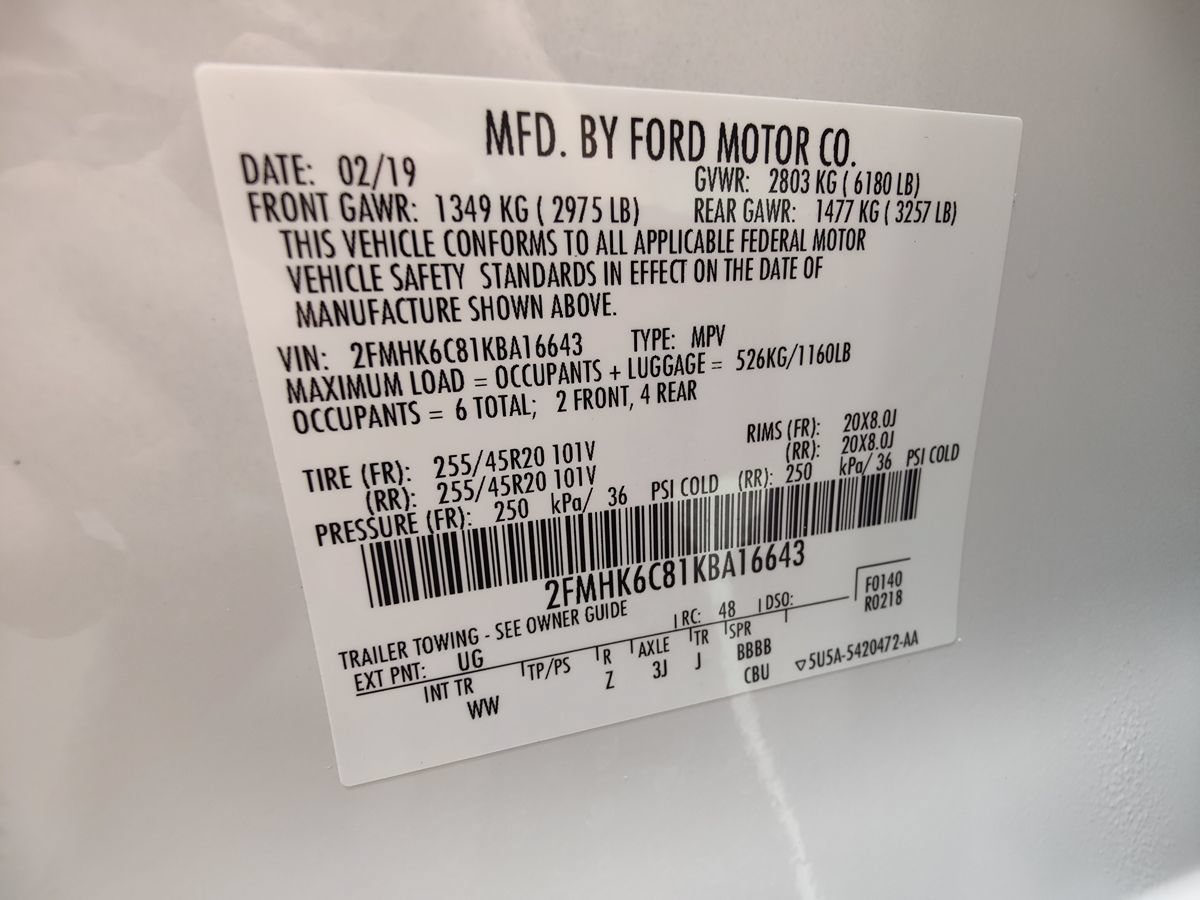 Used 2019 Ford Flex SEL w/ Equipment Group 202A AWD/4WD image 30