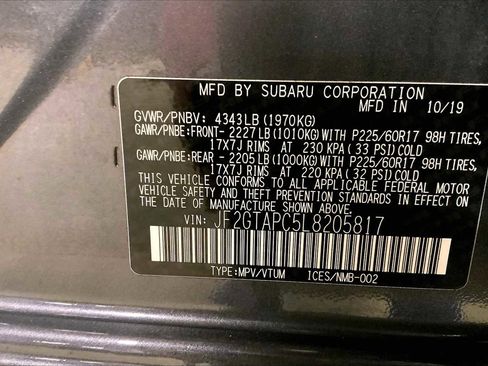 Used 2020 Subaru Crosstrek 2.0i Premium image 34