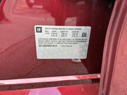 Used 2016 Chevrolet Impala LT w/ Convenience Package FWD image 19