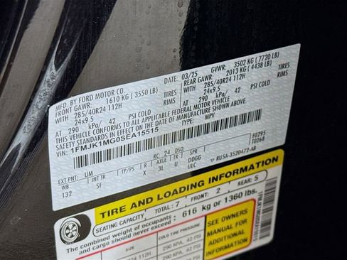 Certified 2025 Ford Expedition Max Platinum w/ Platinum Ultimate Package image 40