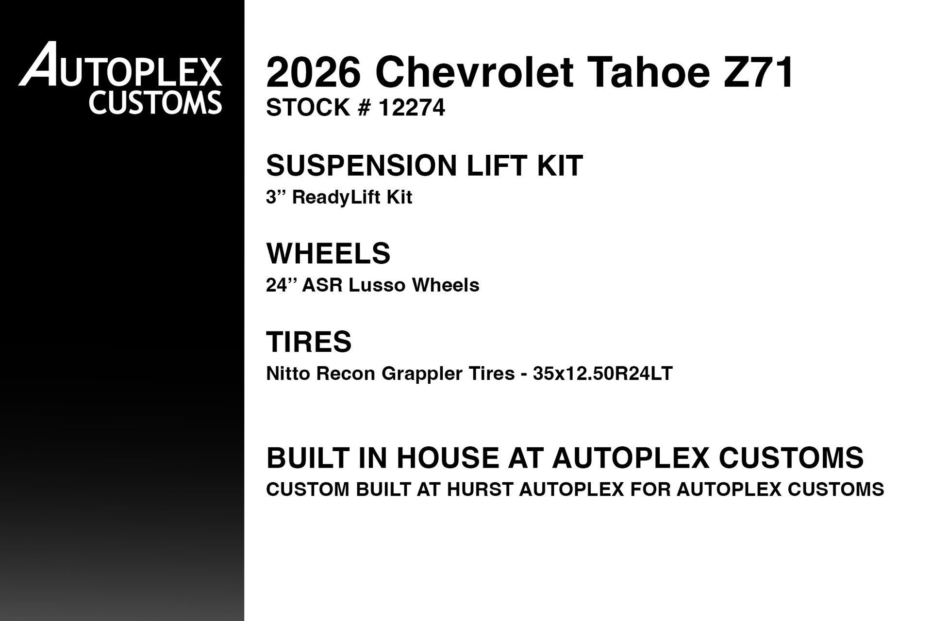Used 2026 Chevrolet Tahoe Z71 w/ Comfort Package AWD/4WD image 2