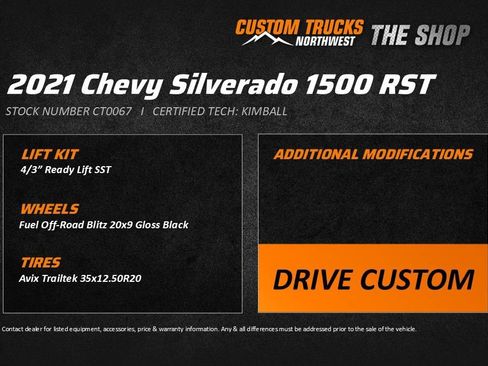 Used 2021 Chevrolet Silverado 1500 RST image 2