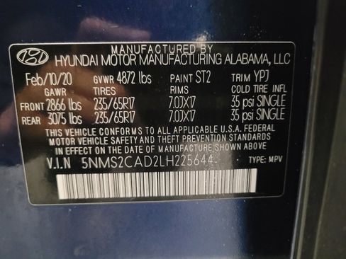 Used 2020 Hyundai Santa Fe SE AWD/4WD image 33