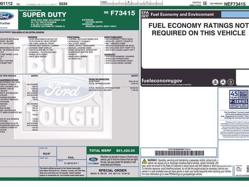 Used 2022 Ford F250 XL w/ Power Equipment Group AWD/4WD image 2