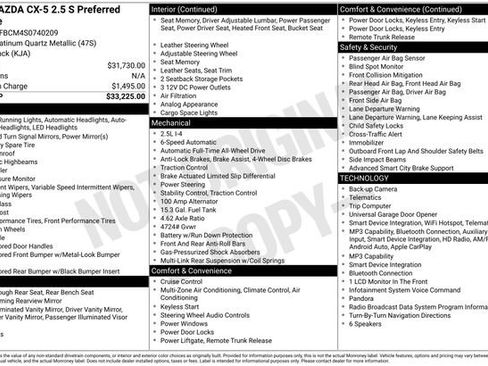 Certified 2025 MAZDA CX-5 AWD 2.5 S w/ Preferred Package image 6