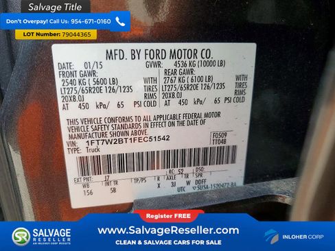 Used 2015 Ford F250 Lariat w/ Lariat Ultimate Package image 16