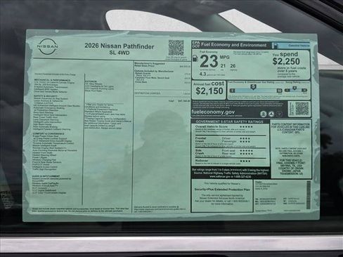 New 2026 Nissan Pathfinder SL AWD/4WD image 16