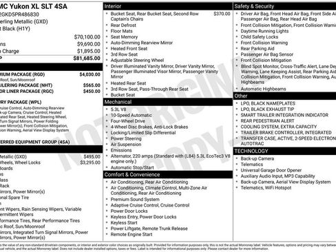 Used 2023 GMC Yukon XL SLT w/ SLT Premium Package image 2