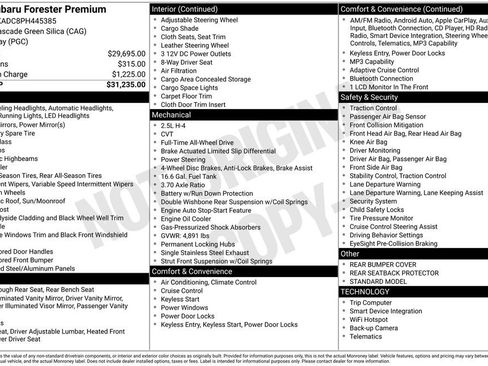 Certified 2023 Subaru Forester Premium image 35