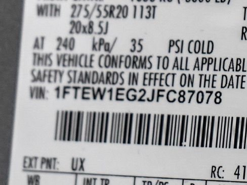 Used 2018 Ford F150 Lariat w/ Equipment Group 502A Luxury AWD/4WD image 27