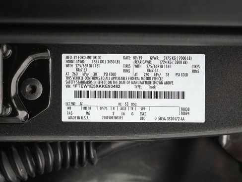 Certified 2019 Ford F150 XLT w/ Equipment Group 302A Luxury image 23