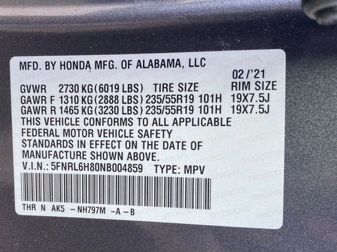 Used 2022 Honda Odyssey Touring image 23