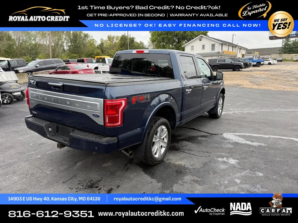 Used 2015 Ford F150 Platinum w/ Equipment Group 701A Luxury AWD/4WD image 5