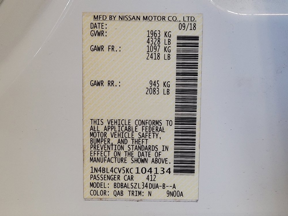 Used 2019 Nissan Altima 2.5 SR FWD image 33