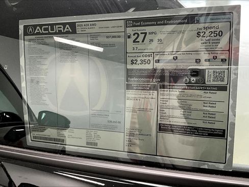 New 2025 Acura ADX AWD image 23
