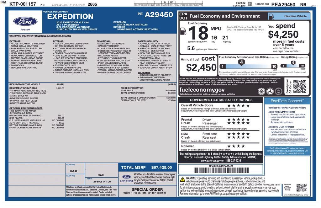 Used 2023 Ford Expedition XLT AWD/4WD image 4