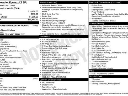 Certified 2022 Chevrolet Equinox LT AWD/4WD image 2