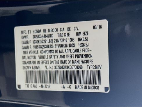 Used 2016 Honda CR-V LX image 12