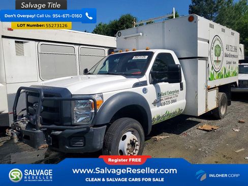 Used 2015 Ford F550 4x4 Regular Cab Super Duty image 1