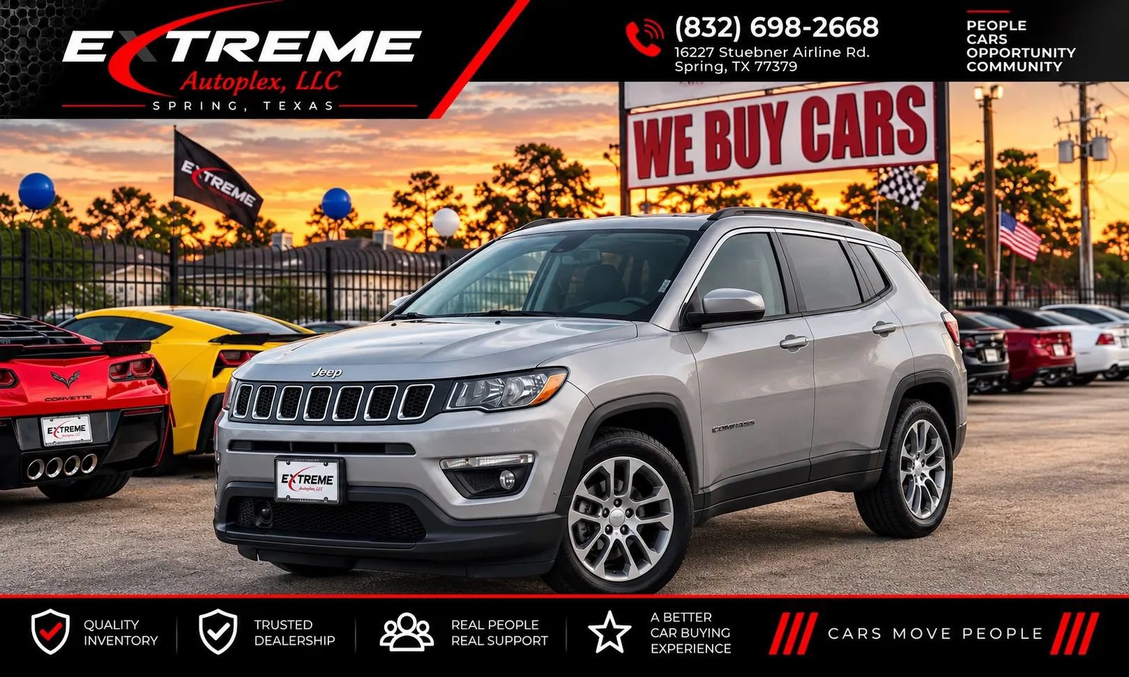 Used 2020 Jeep Compass Latitude FWD image 1