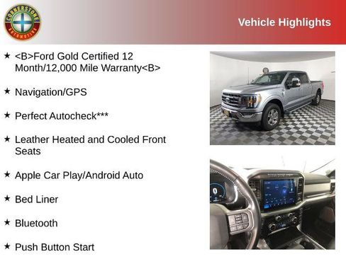 Certified 2022 Ford F150 Lariat AWD/4WD image 2