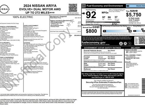 Used 2024 Nissan Ariya AWD image 4