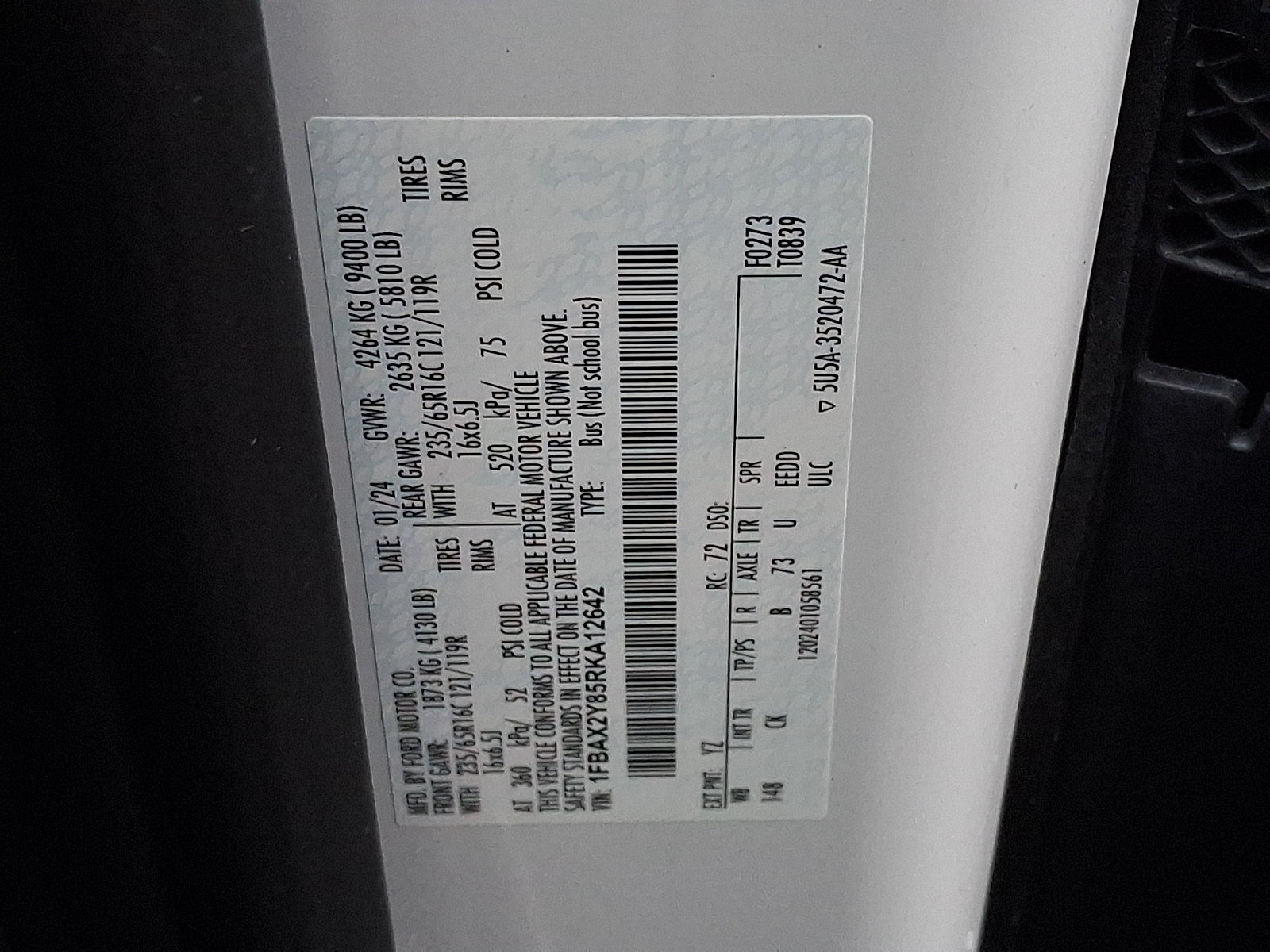 Used 2024 Ford Transit 350 XLT RWD image 22