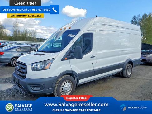 Used 2020 Ford Transit 350 148 High Roof Extended DRW RWD image 1