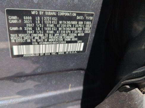 Used 2021 Subaru Ascent Premium w/ Sport Package AWD/4WD image 12