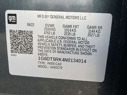 Certified 2022 Cadillac CT5 Premium Luxury w/ Technology Package image 33