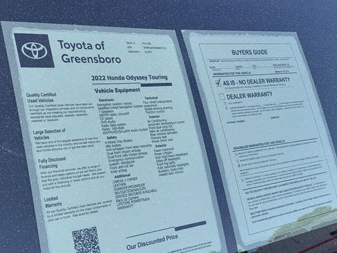 Used 2022 Honda Odyssey Touring image 40