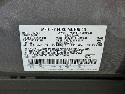 Used 2021 Ford Explorer XLT w/ Class III Trailer Tow Package image 27