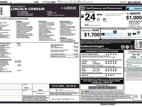 Used 2021 Lincoln Corsair Reserve w/ Equipment Group 201A AWD/4WD image 4