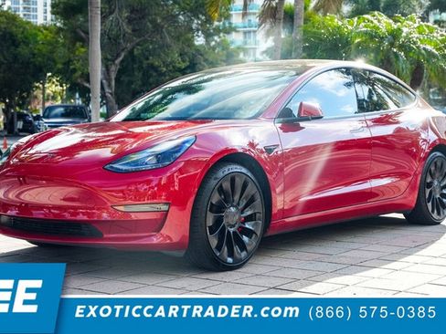 Used 2022 Tesla Model 3 Performance AWD/4WD image 1