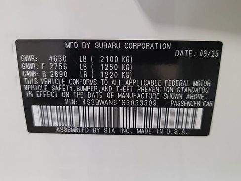 Certified 2025 Subaru Legacy Limited image 31