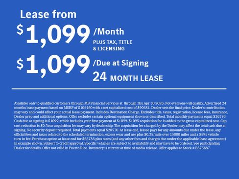 New 2025 Mercedes-Benz GLE 580 4MATIC image 2