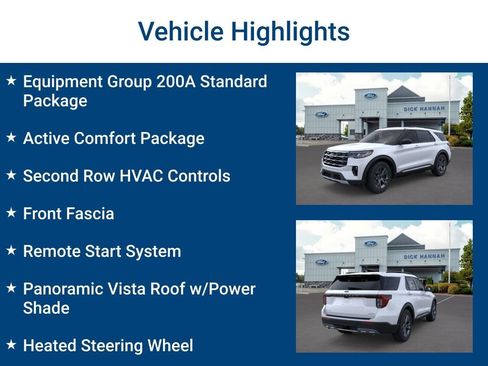 New 2025 Ford Explorer Active w/ Active Comfort Package image 3