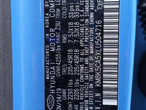 Used 2020 Hyundai Kona Ultimate image 95