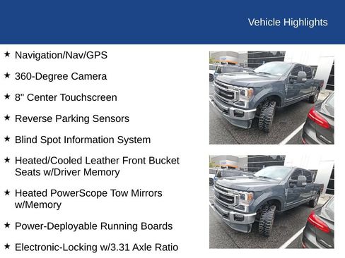 Used 2021 Ford F250 Lariat w/ Lariat Ultimate Package image 2