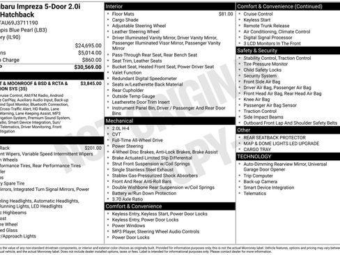 Used 2018 Subaru Impreza 2.0i Limited image 18