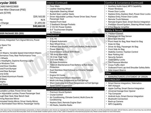 Used 2021 Chrysler 300 S image 3