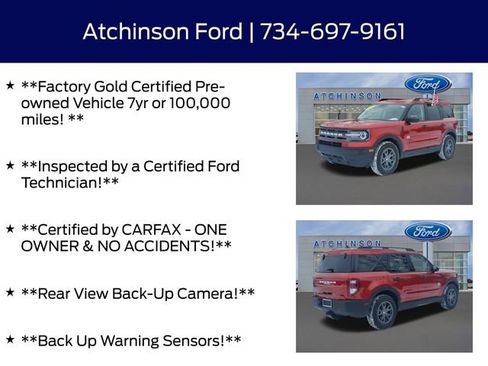 Certified 2023 Ford Bronco Sport Big Bend image 4