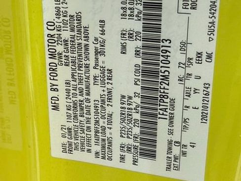 Used 2021 Ford Mustang GT Premium RWD image 32