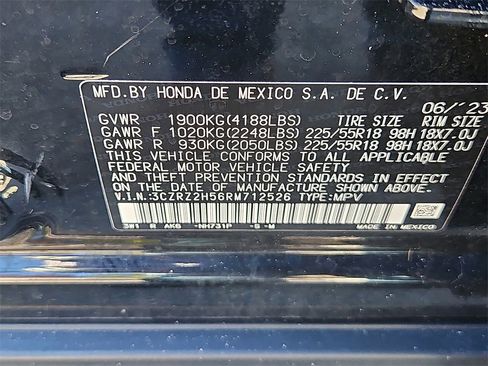 Certified 2024 Honda HR-V Sport image 14