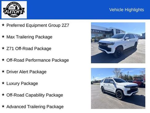 Used 2022 Chevrolet Tahoe Z71 w/ Z71 Off-Road Package AWD/4WD image 2