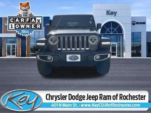 Used 2022 Jeep Wrangler Unlimited Sahara w/ LED Lighting Group image 1