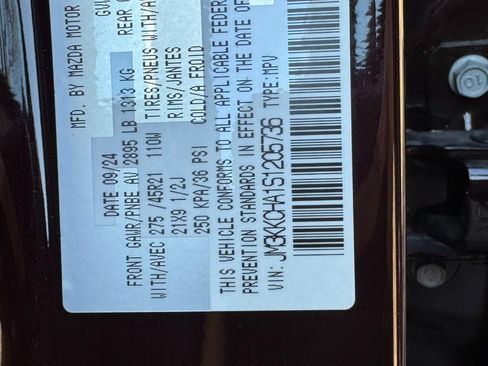 Used 2025 MAZDA CX-90 Plug-In Hybrid w/Premium Sport image 24