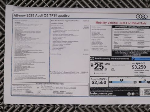 Used 2025 Audi Q5 Premium Plus w/ Premium Plus AWD/4WD image 10